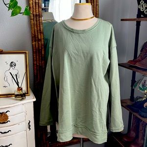 Sage Green Sweatshirt, Active or Casual (Size M/L Oversized)